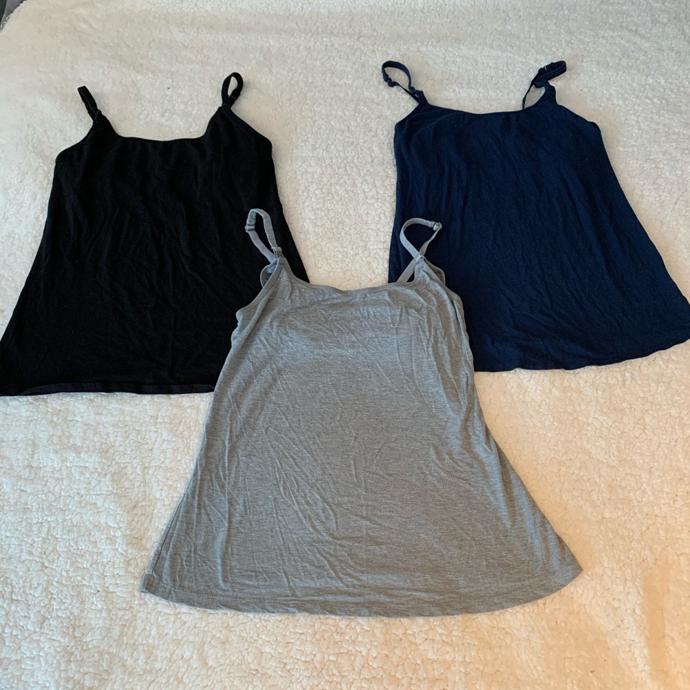 3 pack nursing tank tops 🤱
